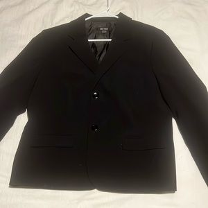 Nine West black double button blazer